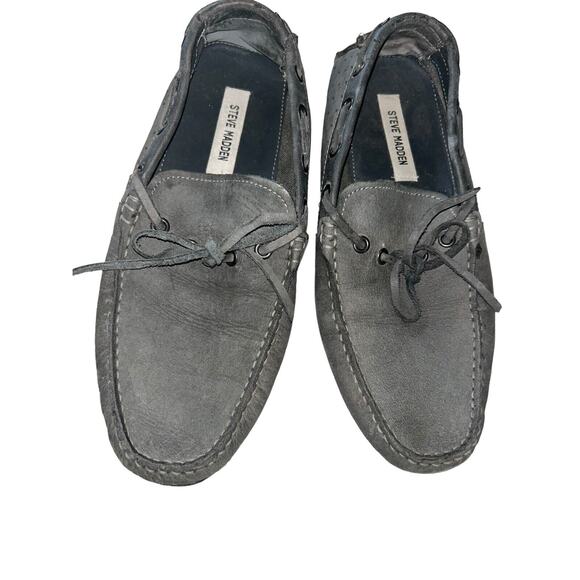 Steve Madden Driving Moccasins ~ Dark Gray ~ Men's Size 9.5 - Picture 3 of 11